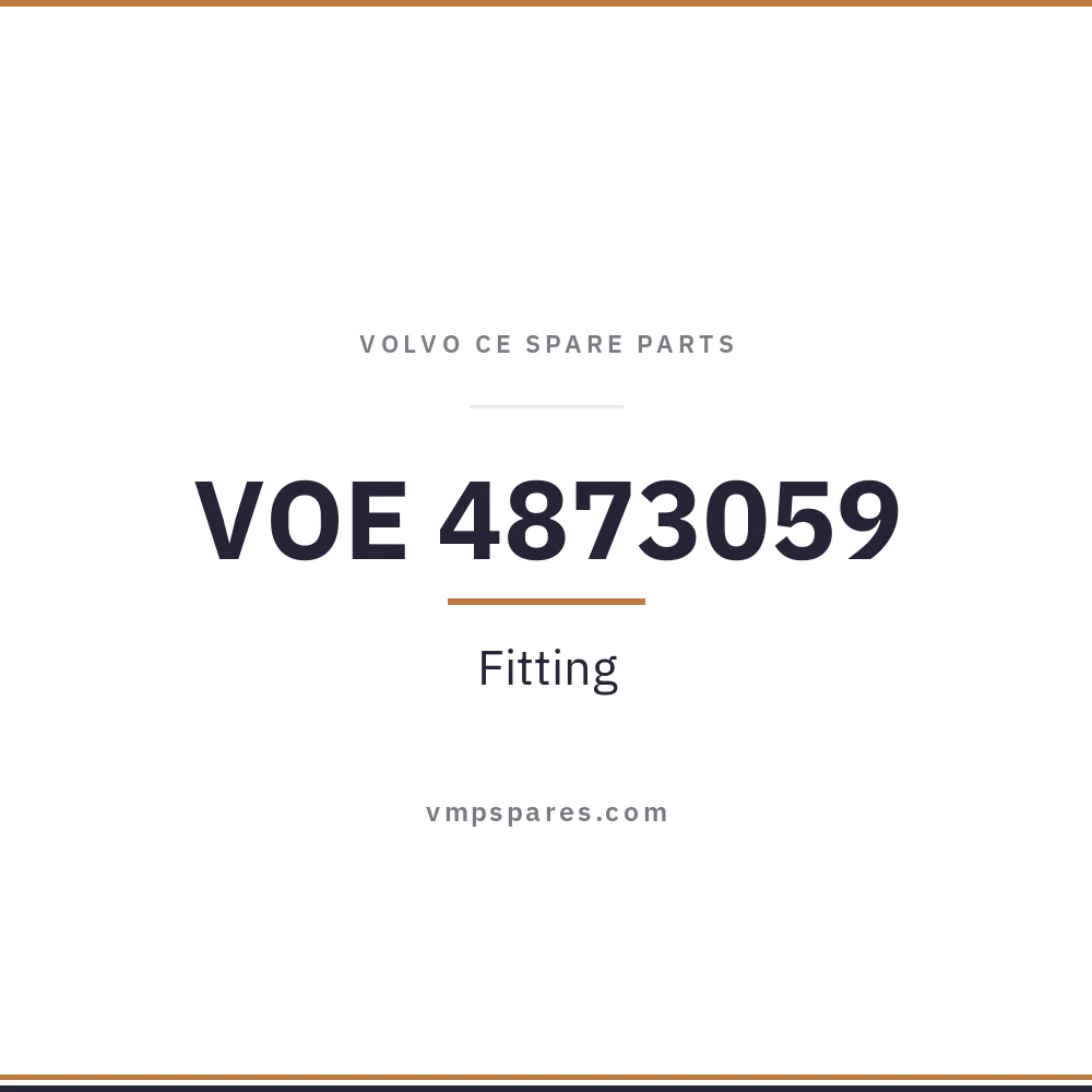 VOE 4873059 – Fitting