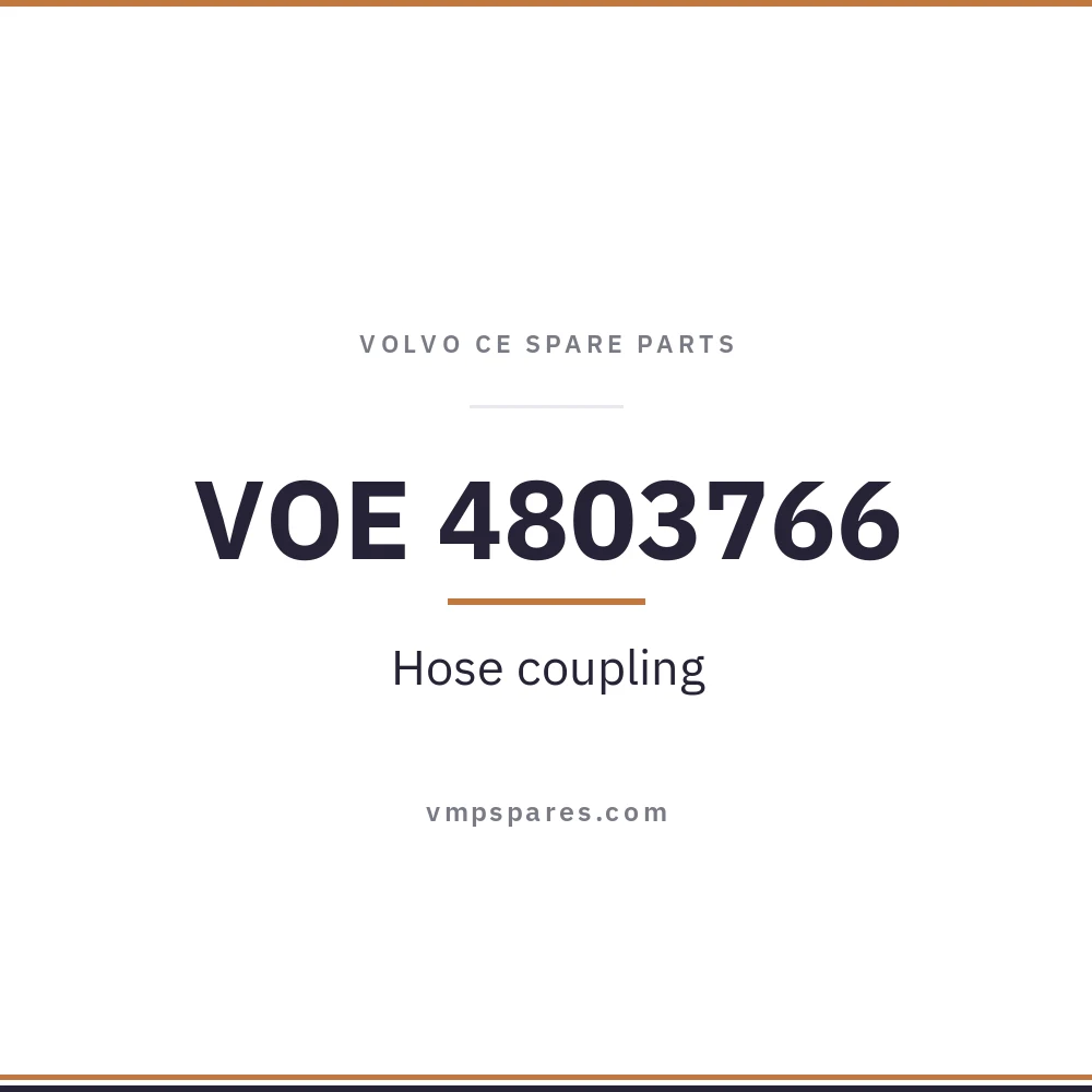 VOE 4803766 – Hose coupling