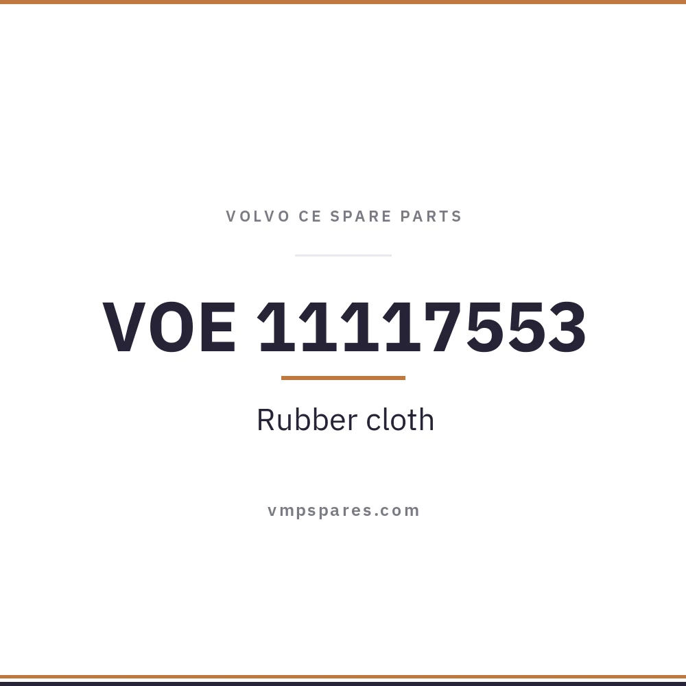 VOE 11117553 – Rubber cloth