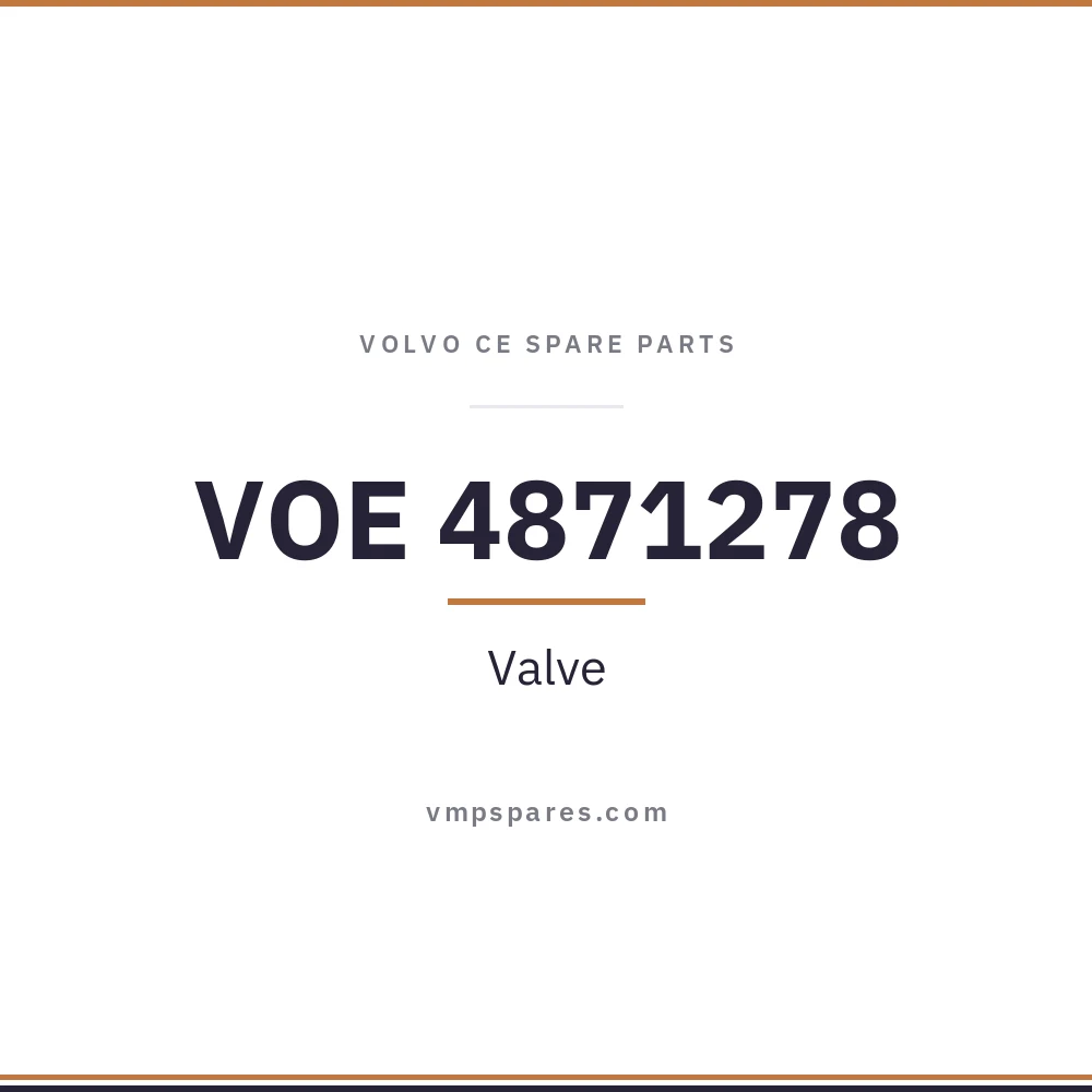 VOE 4871278 – Valve