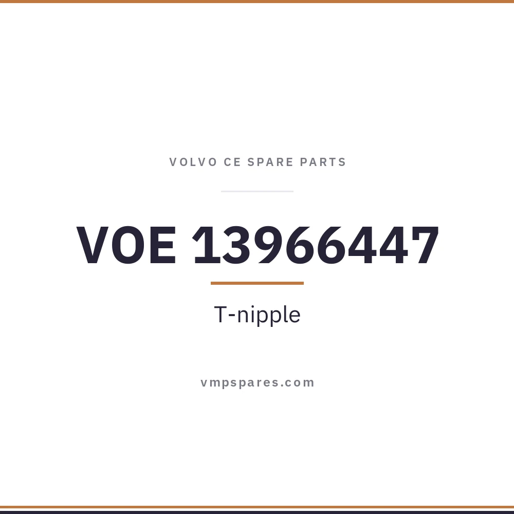 VOE 13966447 – T-nipple