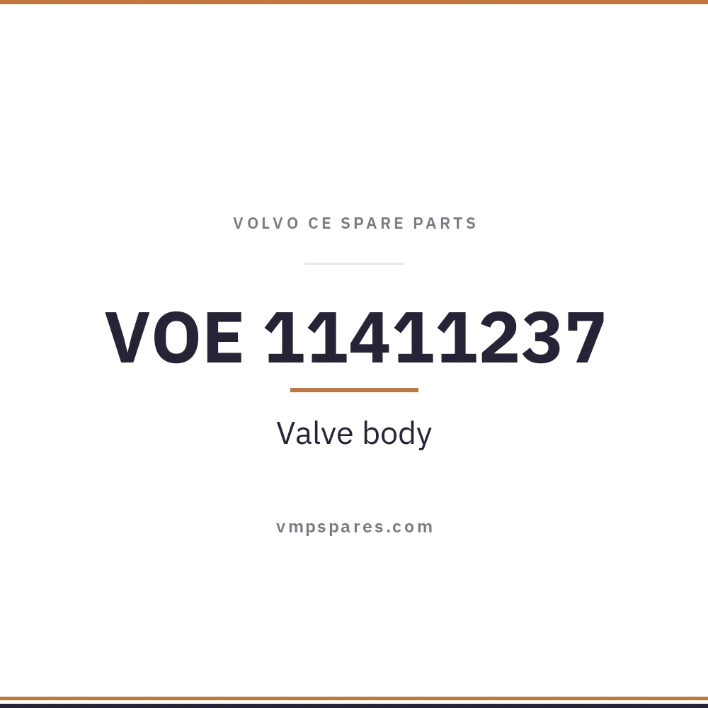 VOE 11411237 – Valve body