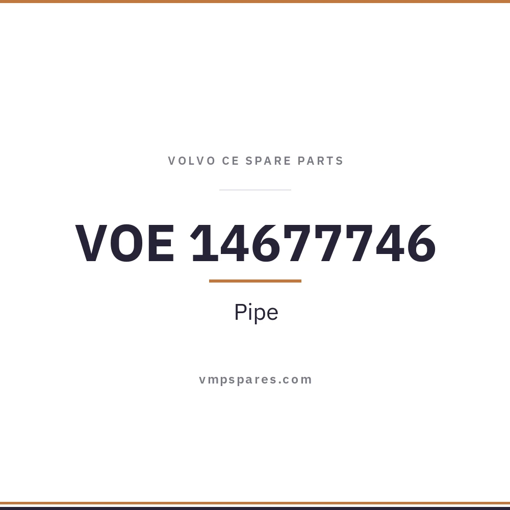 VOE 14677746 – Pipe