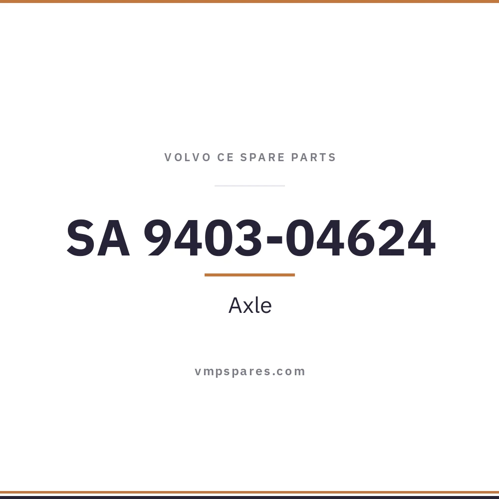 SA 9403-04624 – Axle