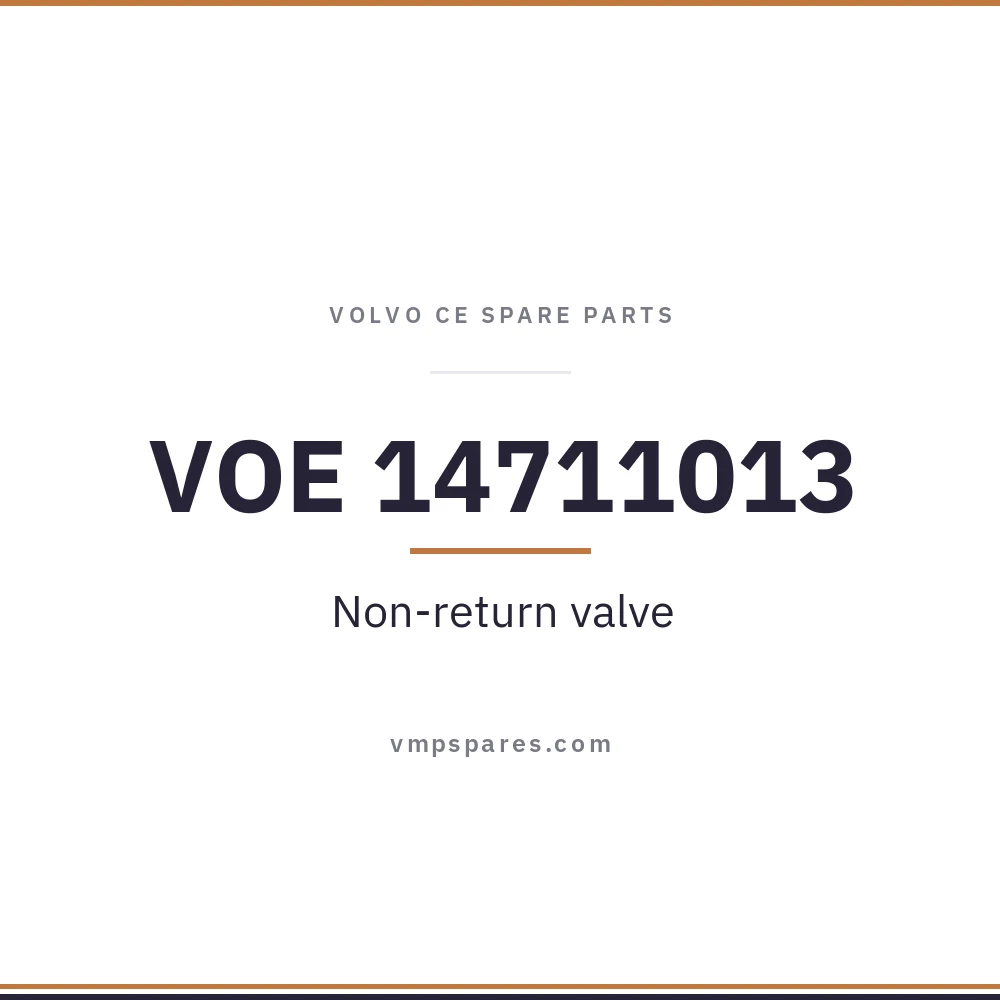 VOE 14711013 – Non-return valve