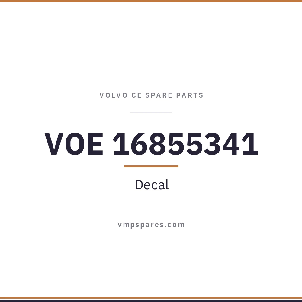 VOE 16855341 – Decal