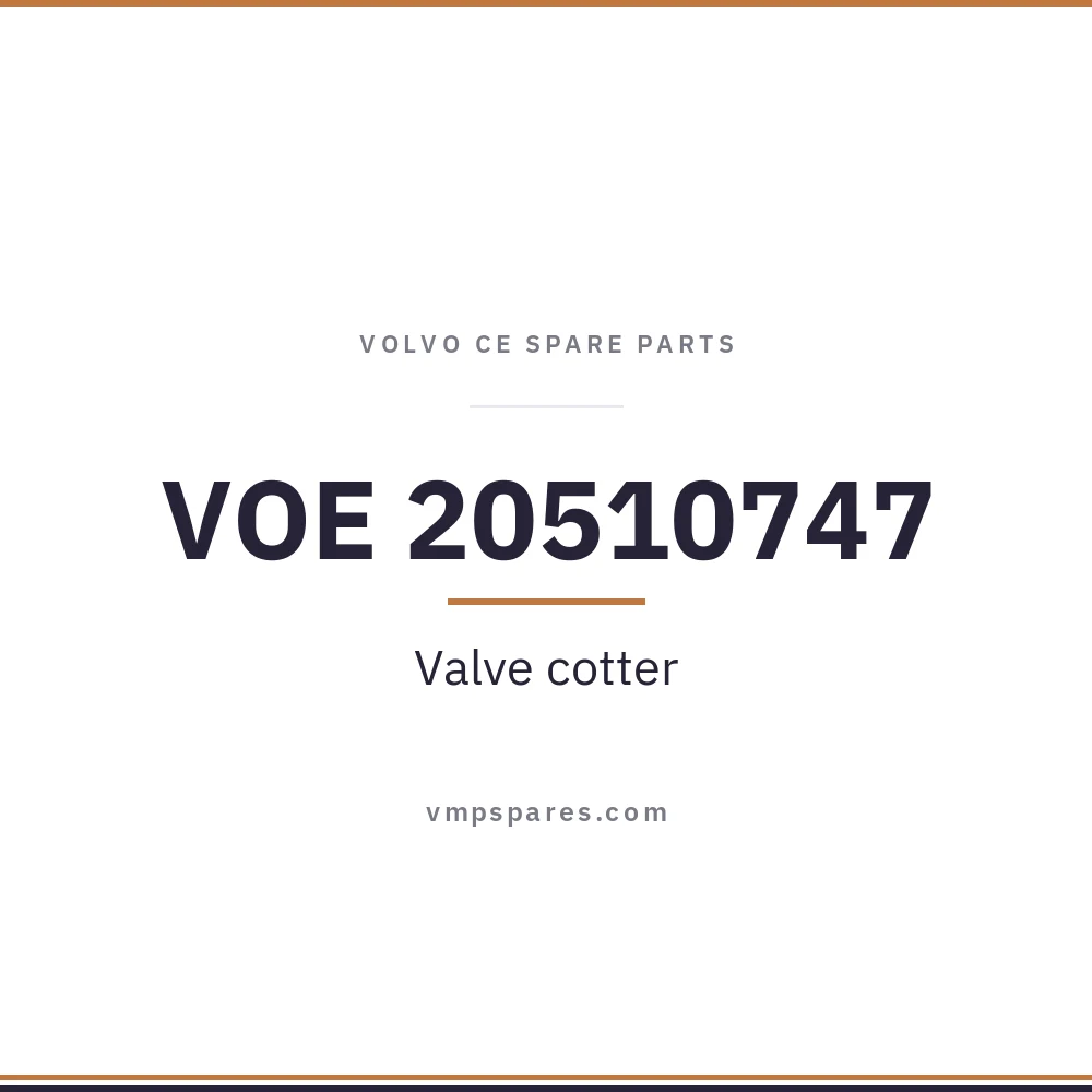 VOE 20510747 – Valve cotter