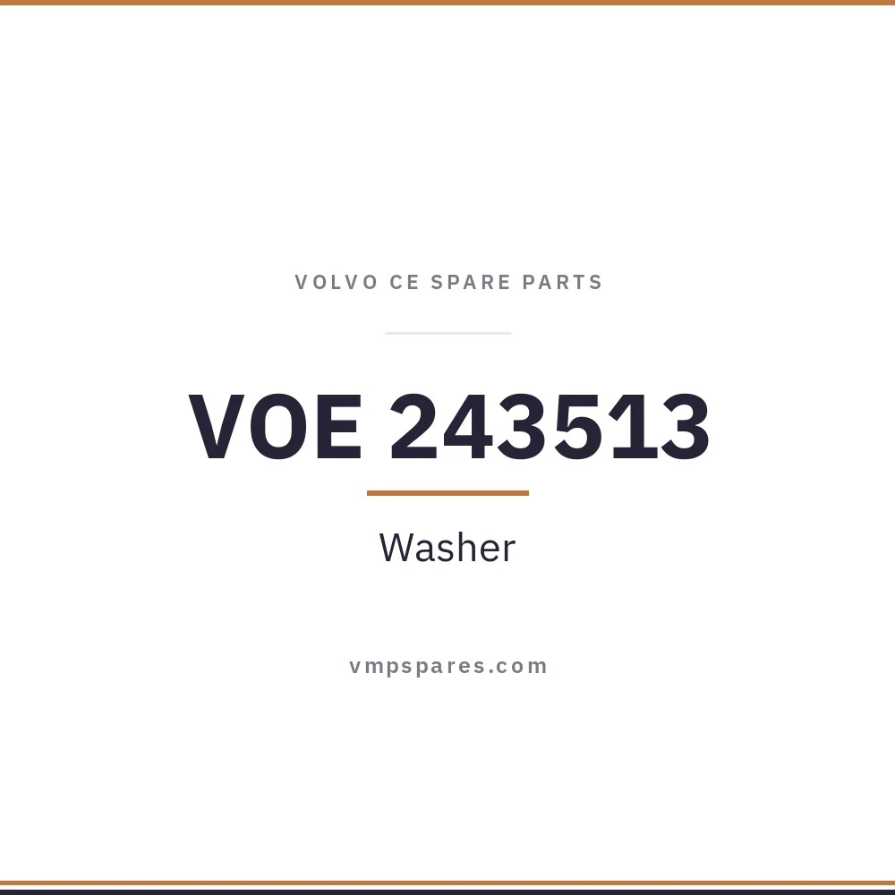 VOE 243513 – Washer