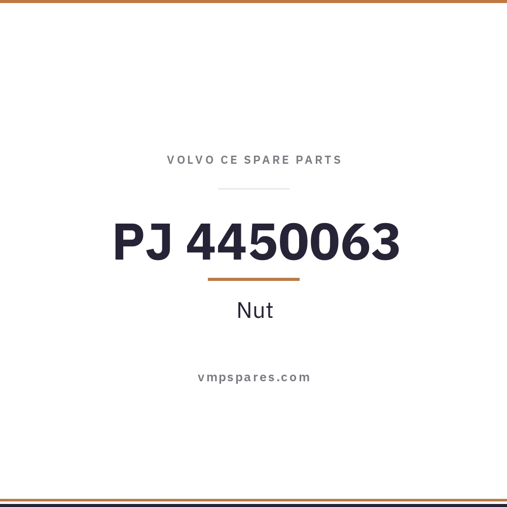 PJ 4450063 – Nut
