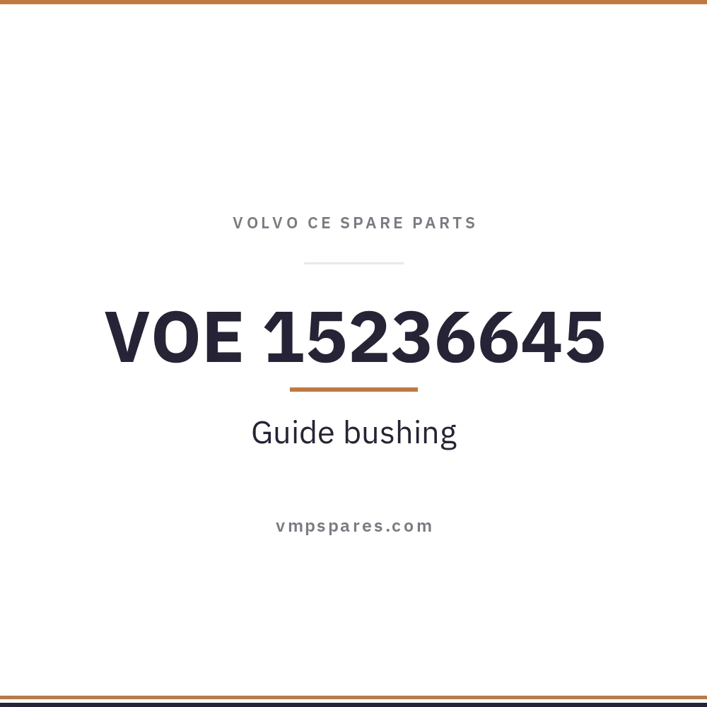 VOE 15236645 – Guide bushing