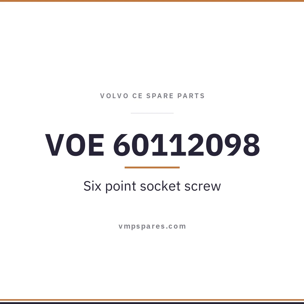 VOE 60112098 – Six point socket screw