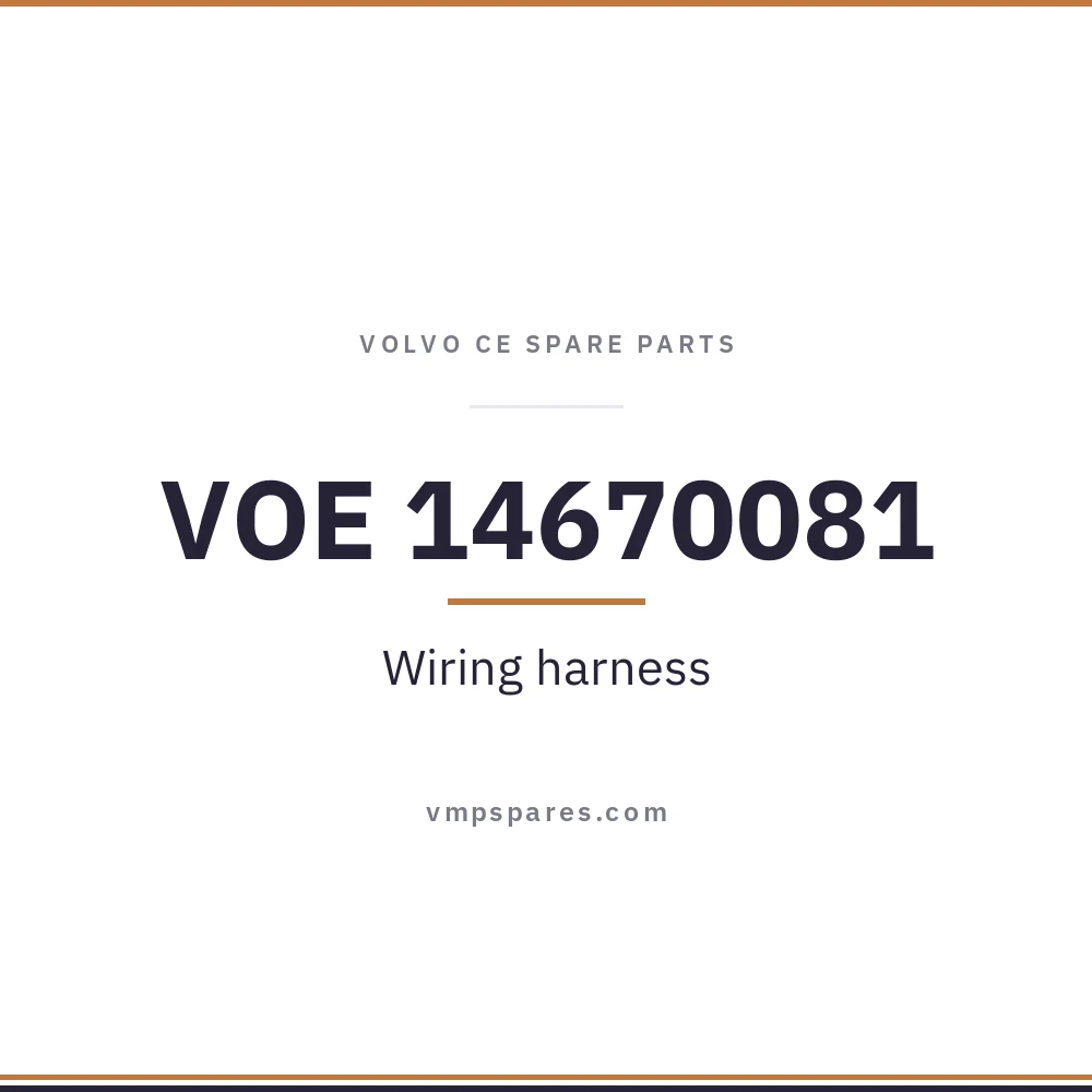 VOE 14670081 – Wiring harness