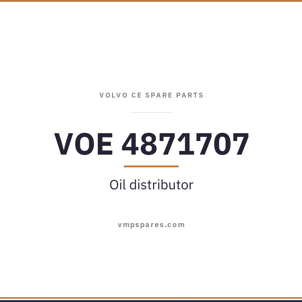VOE 4871707 – Oil distributor