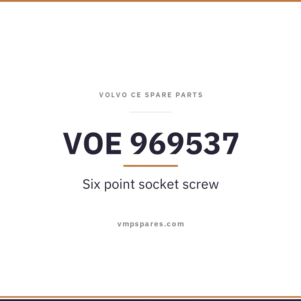 VOE 969537 – Six point socket screw