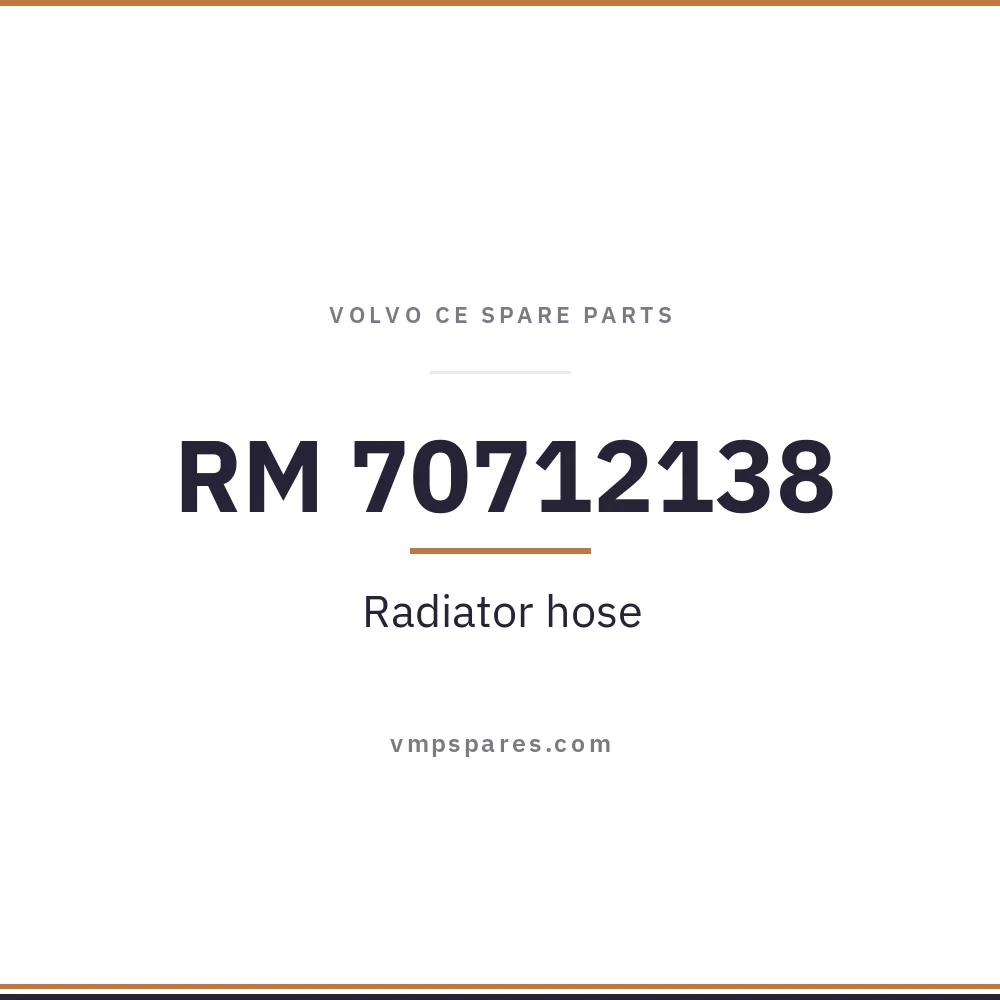 RM 70712138 – Radiator hose