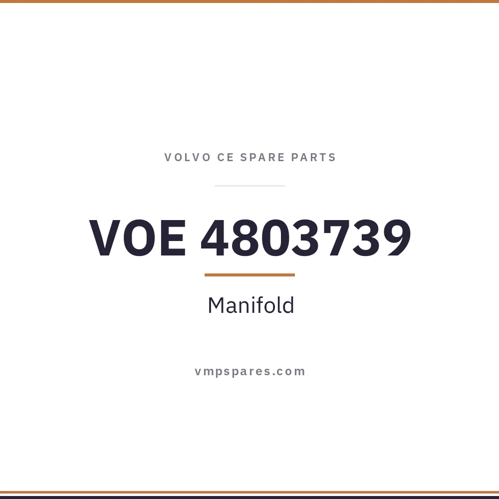 VOE 4803739 – Manifold