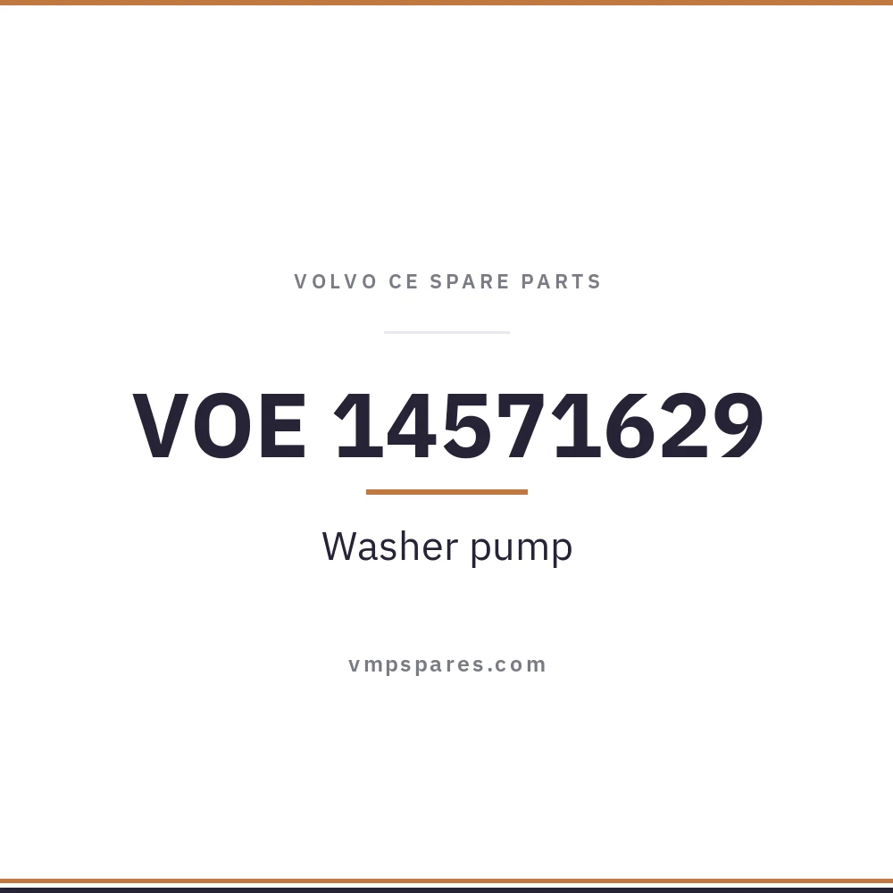 VOE 14571629 – Washer pump