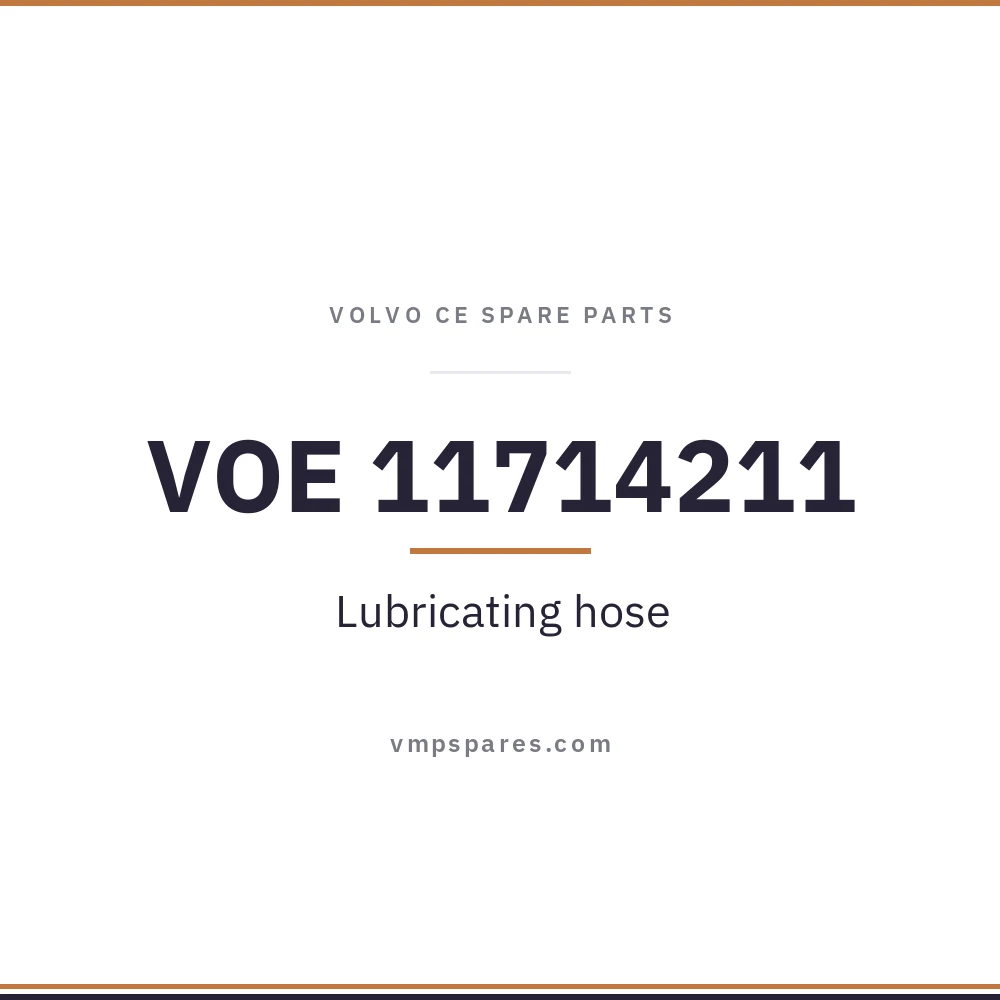 VOE 11714211 – Lubricating hose