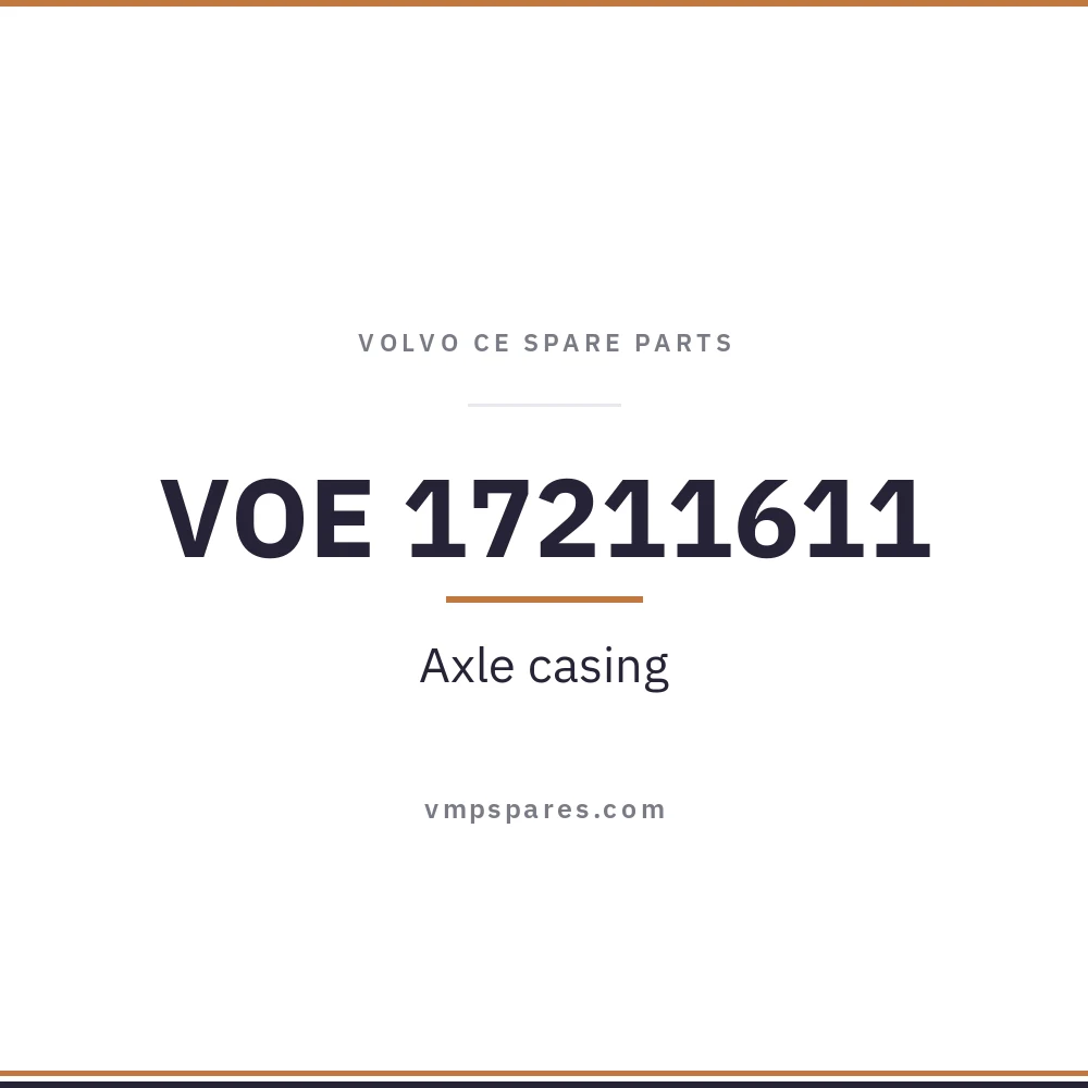 VOE 17211611 – Axle casing