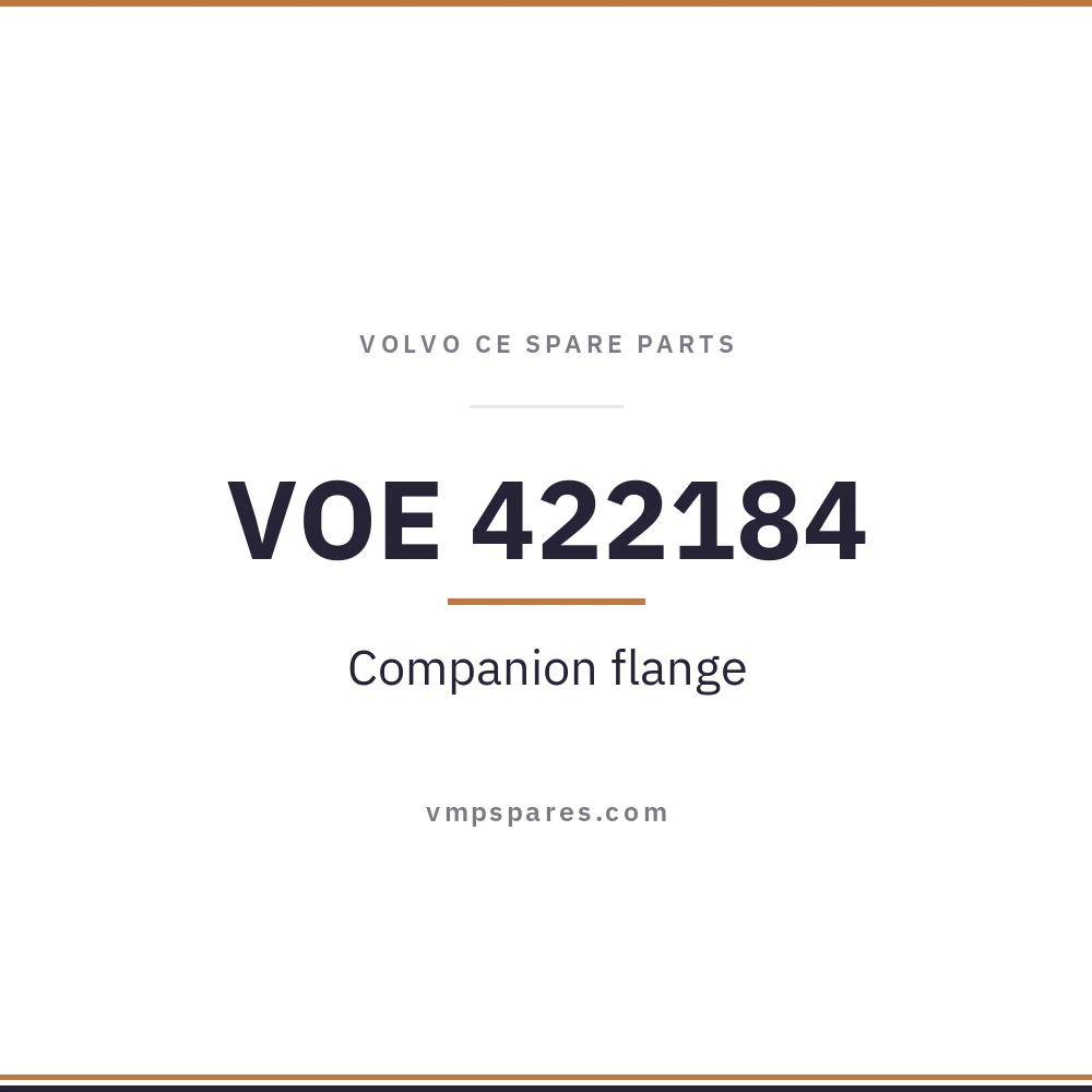 VOE 422184 – Companion flange