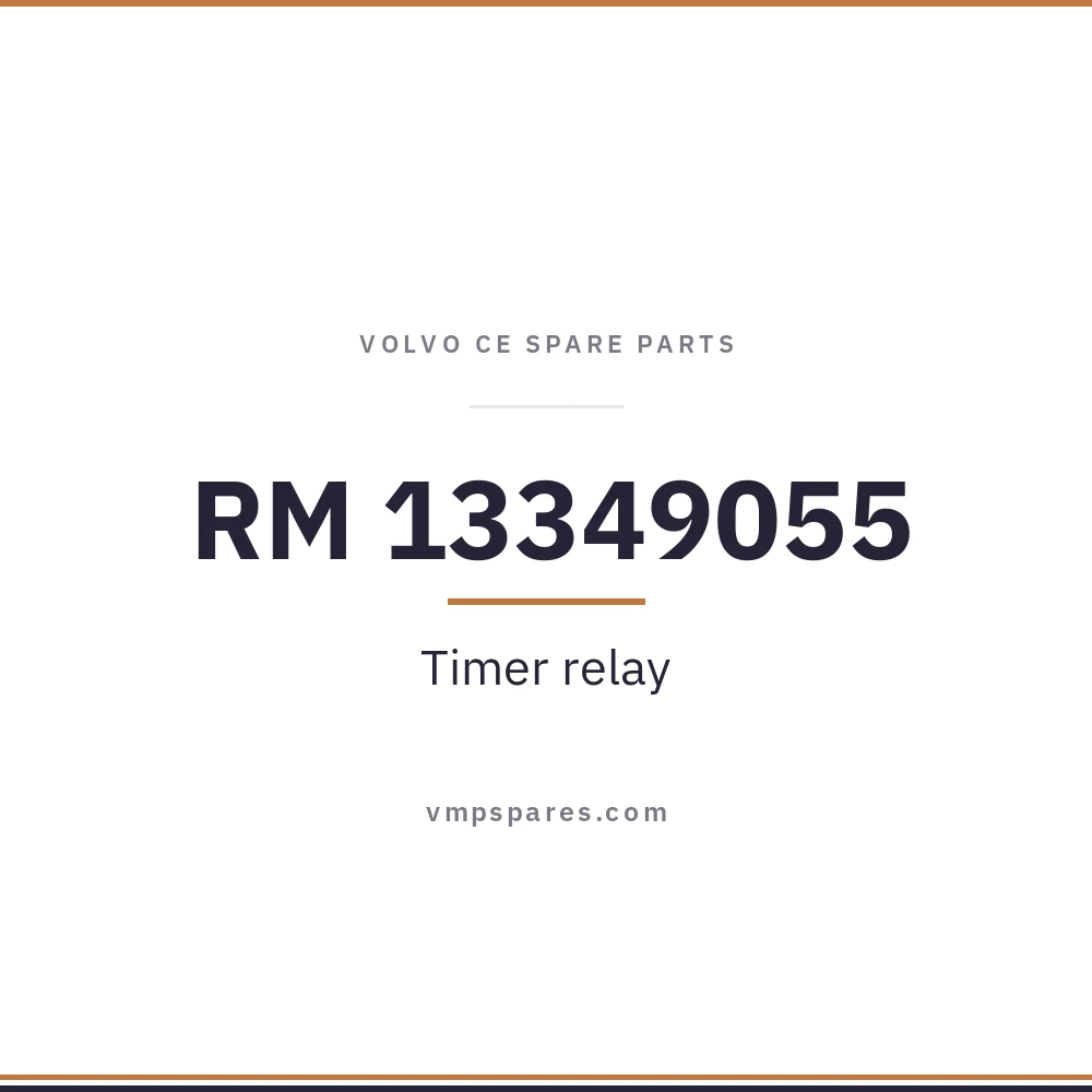 RM 13349055 – Timer relay