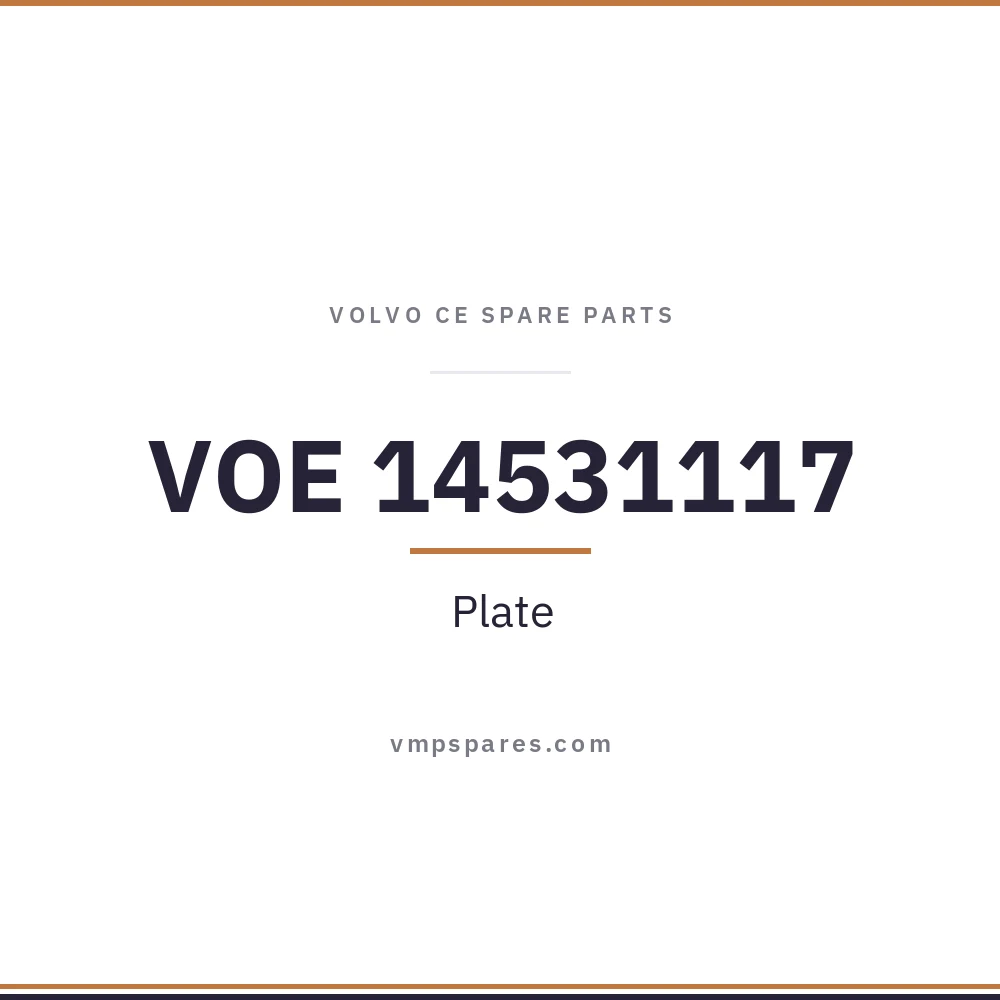 VOE 14531117 – Plate