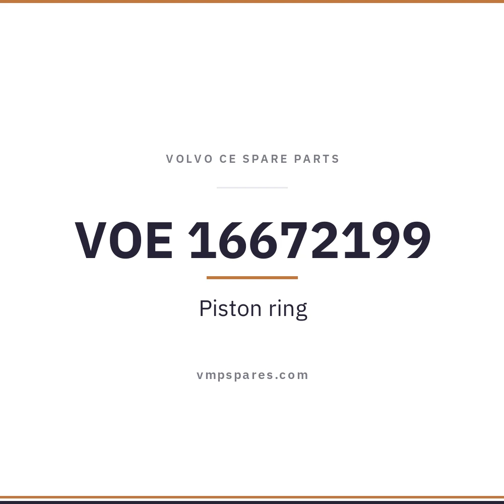 VOE 16672199 – Piston ring