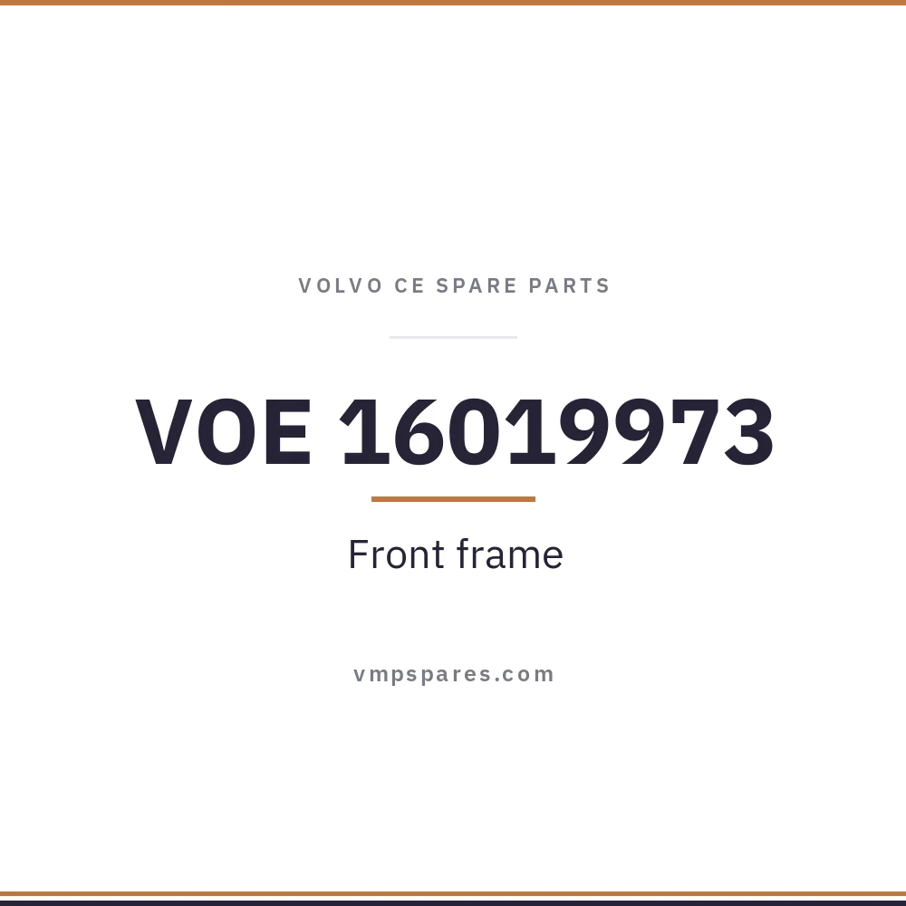 VOE 16019973 – Front frame