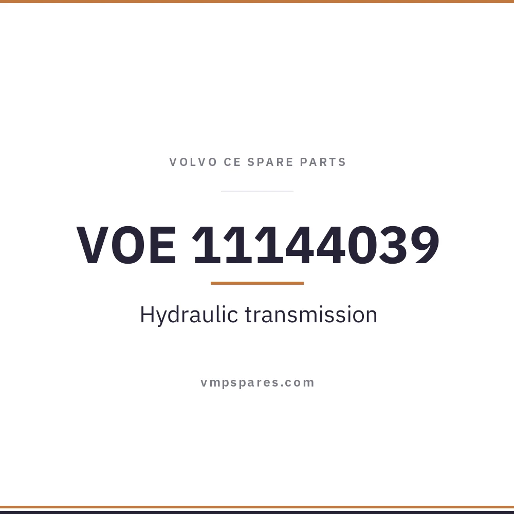 VOE 11144039 – Hydraulic transmission