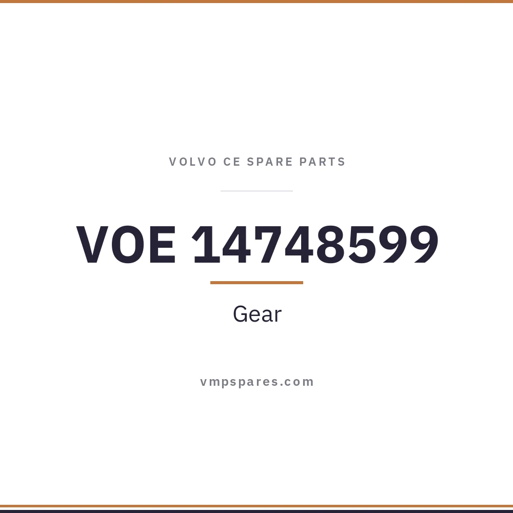 VOE 14748599 – Gear