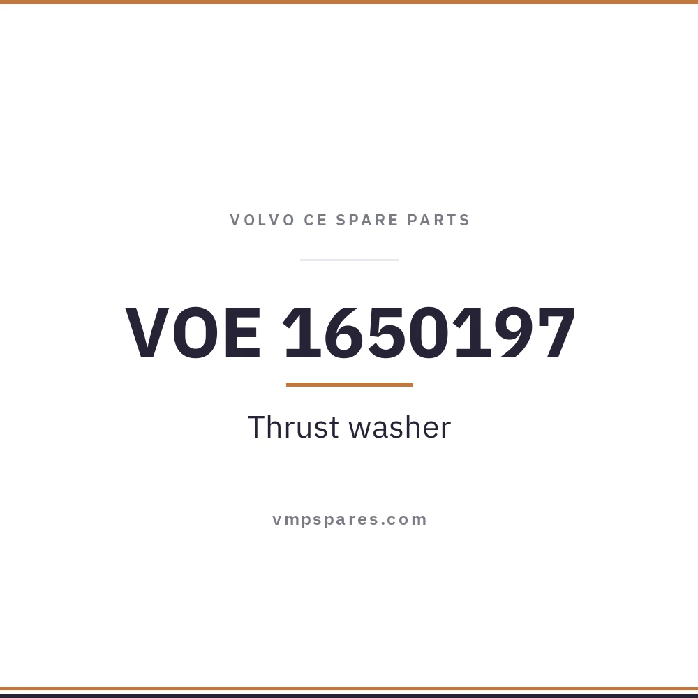 VOE 1650197 – Thrust washer