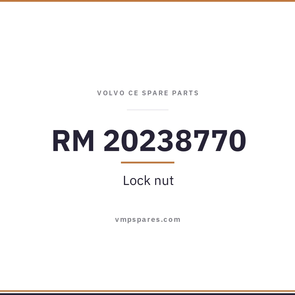 RM 20238770 – Lock nut