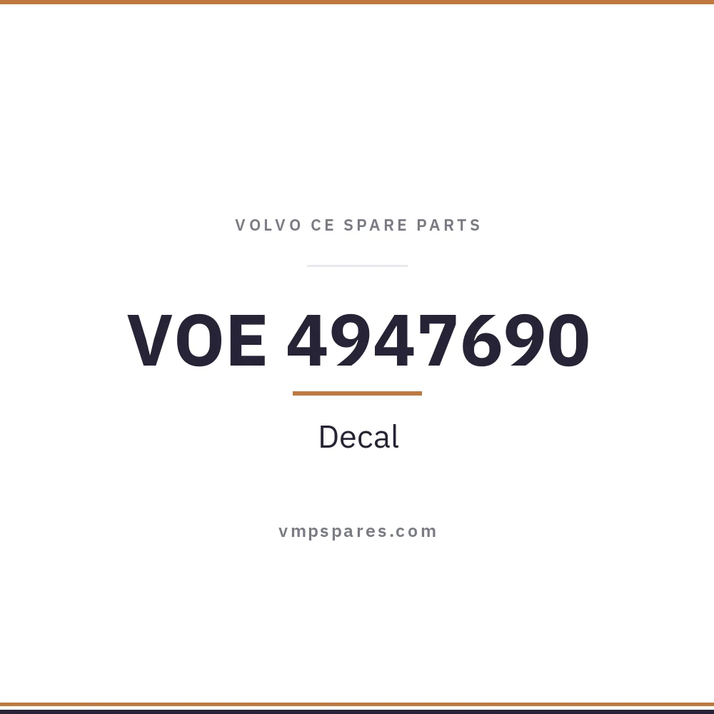 VOE 4947690 – Decal