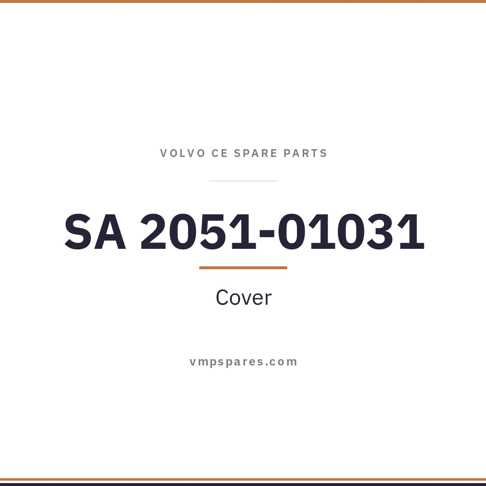 SA 2051-01031 – Cover