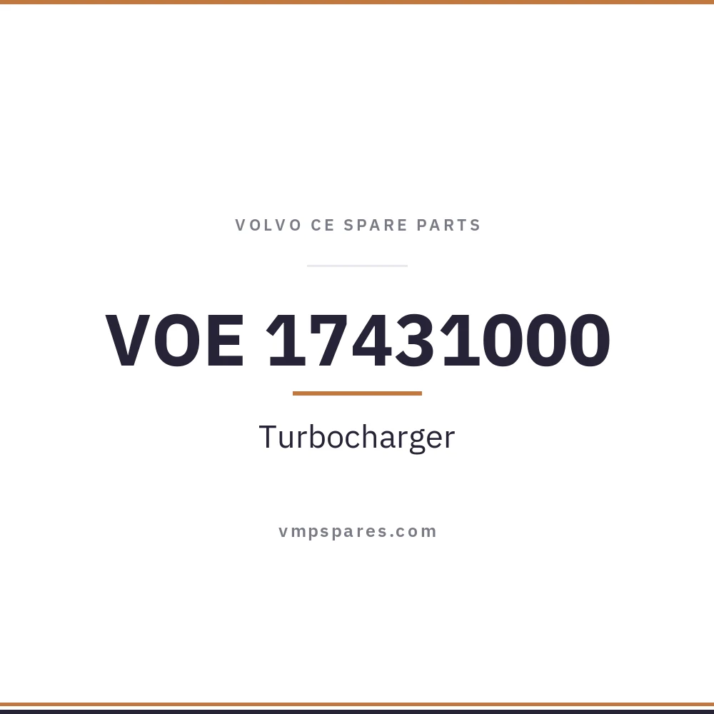 VOE 17431000 – Turbocharger