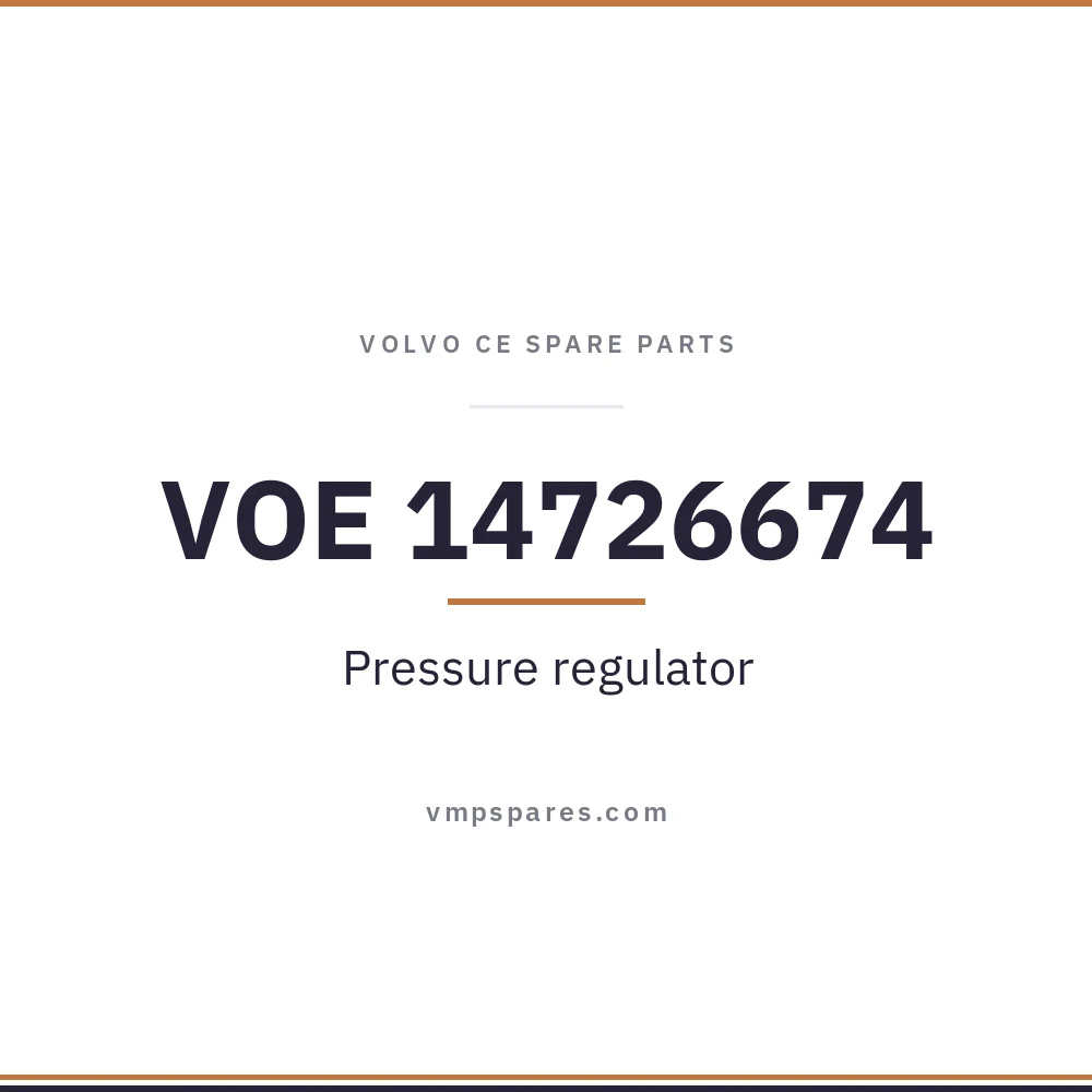VOE 14726674 – Pressure regulator