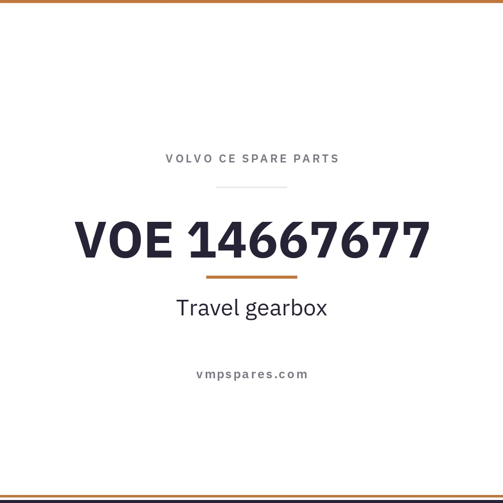 VOE 14667677 – Travel gearbox