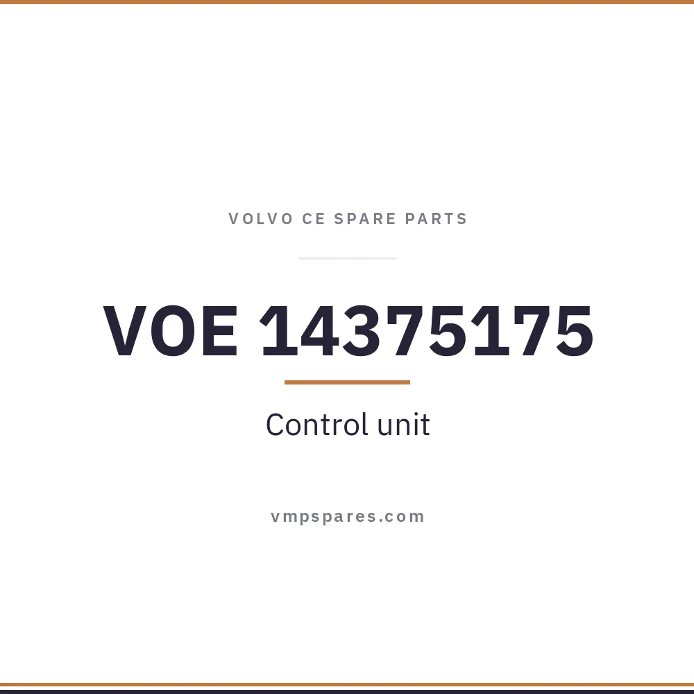 VOE 14375175 – Control unit