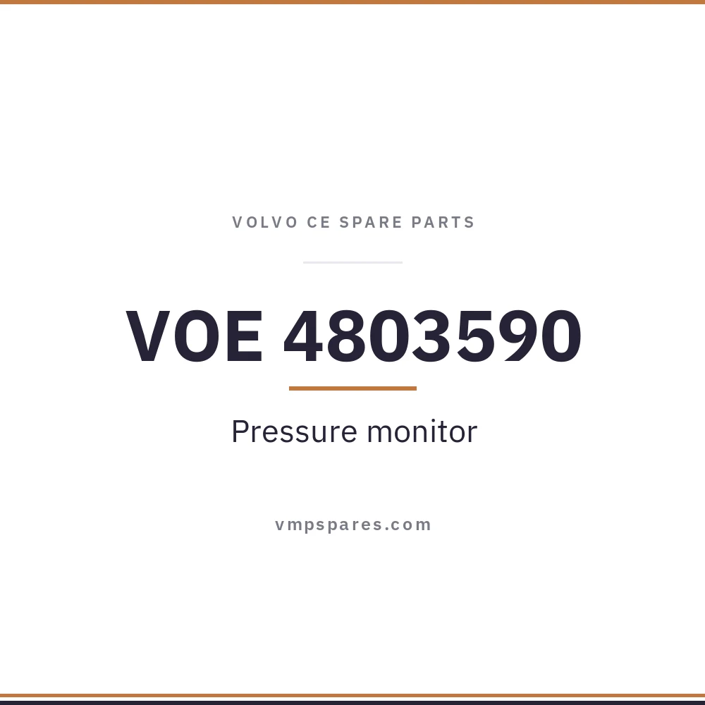 VOE 4803590 – Pressure monitor