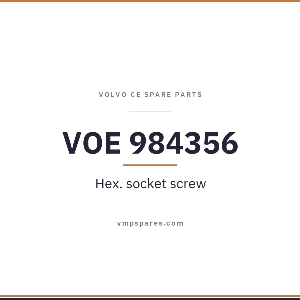 VOE 984356 – Hex. socket screw