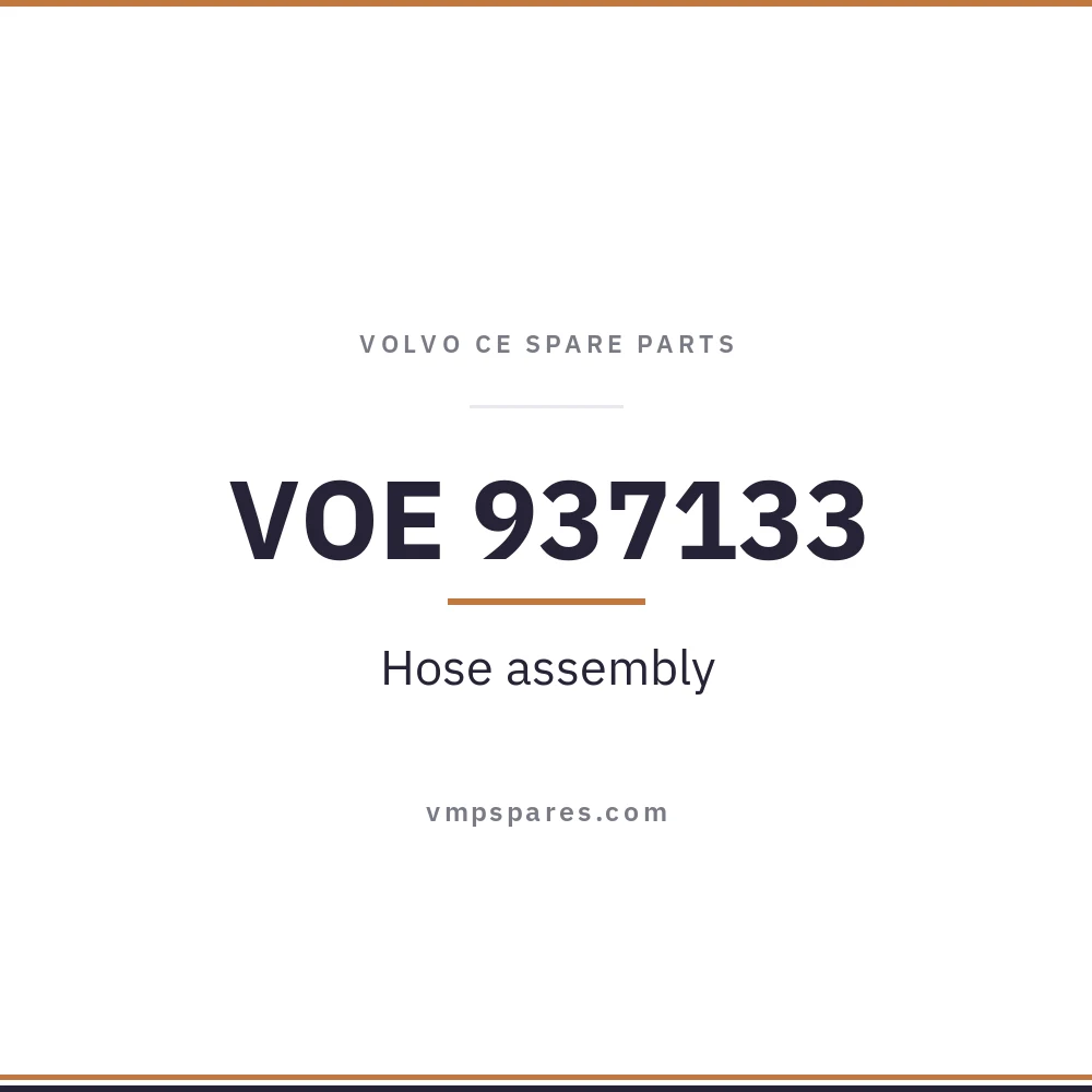 VOE 937133 – Hose assembly