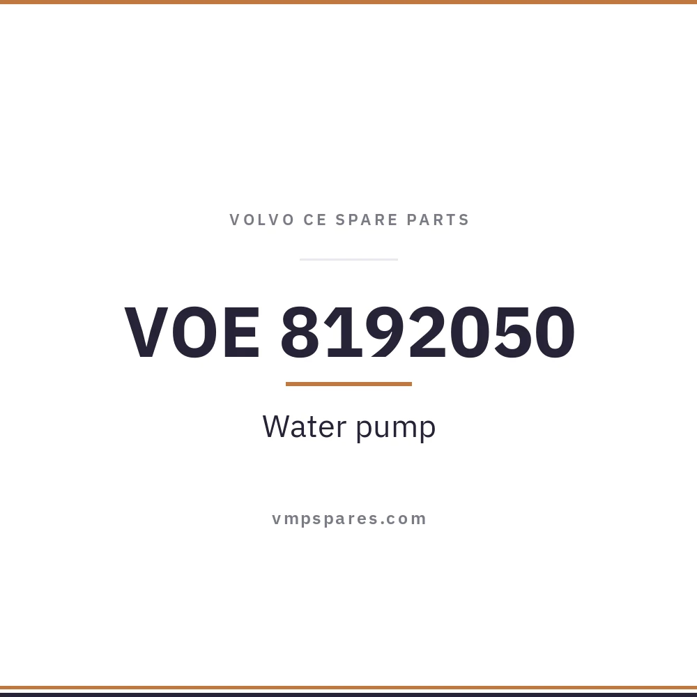 VOE 8192050 – Water pump
