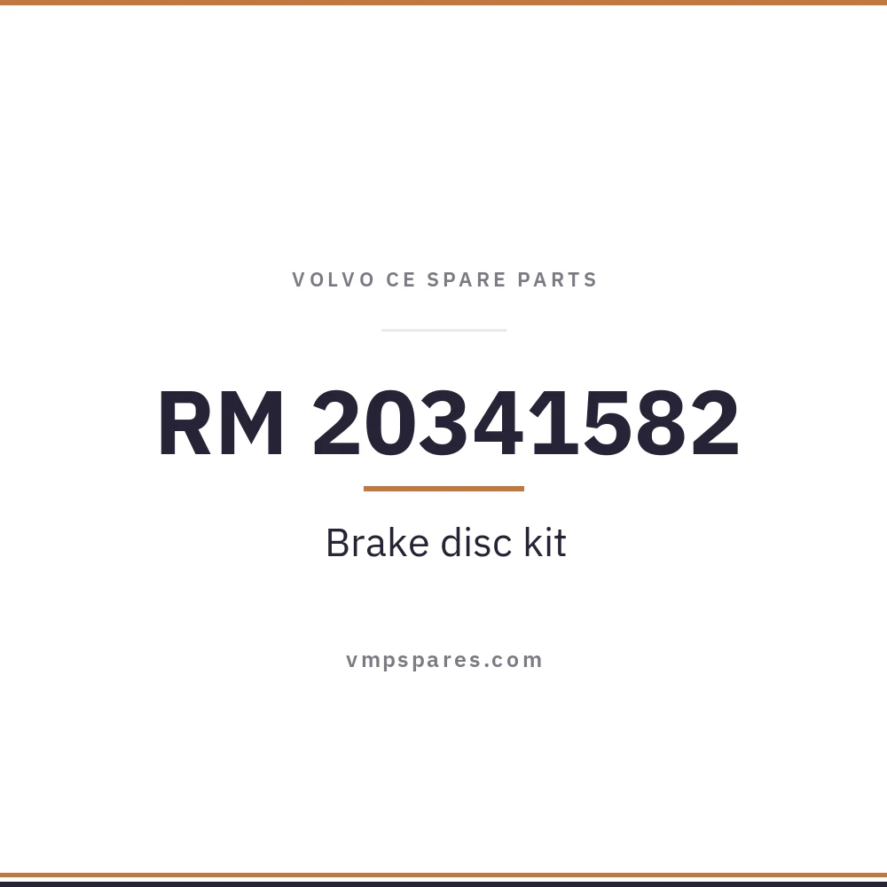 RM 20341582 – Brake disc kit