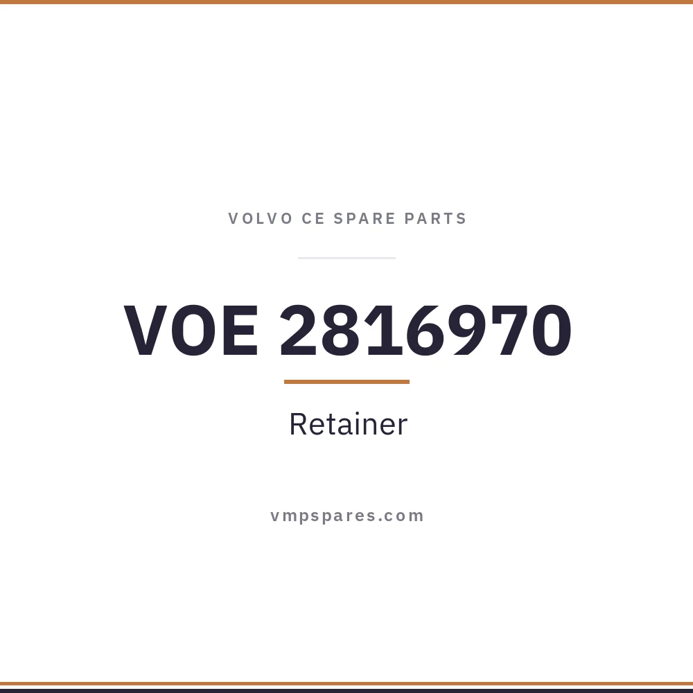 VOE 2816970 – Retainer