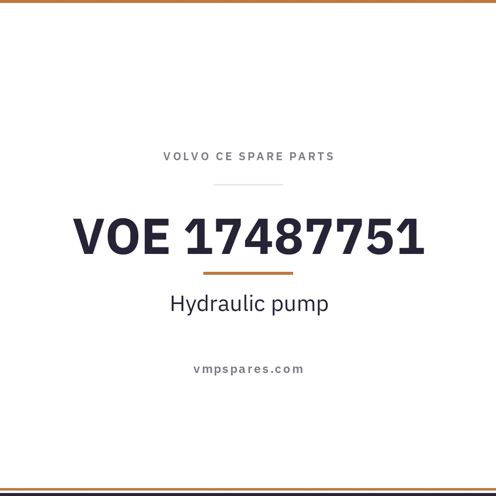 VOE 17487751 – Hydraulic pump