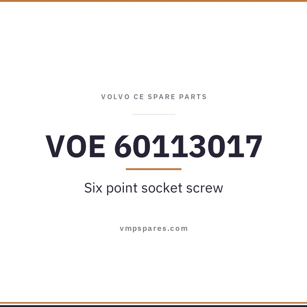 VOE 60113017 – Six point socket screw