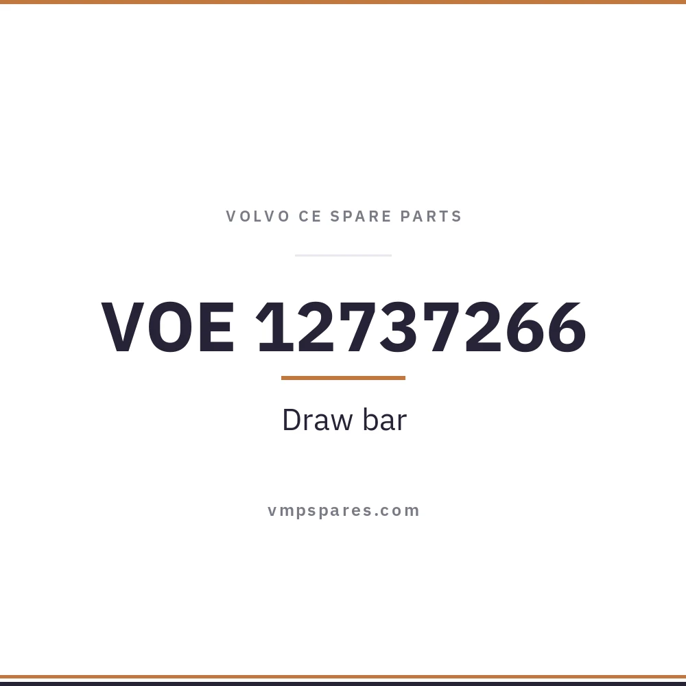VOE 12737266 – Draw bar