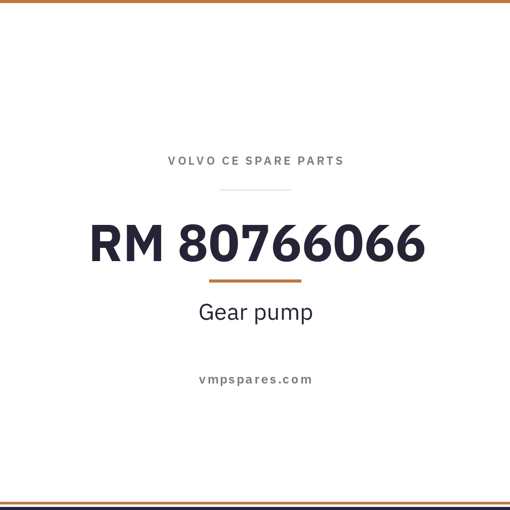 RM 80766066 – Gear pump
