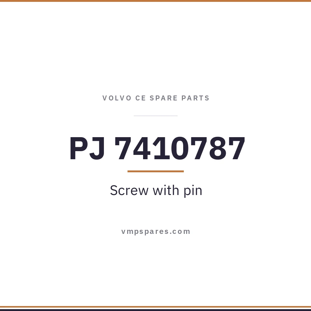 PJ 7410787 – Screw with pin