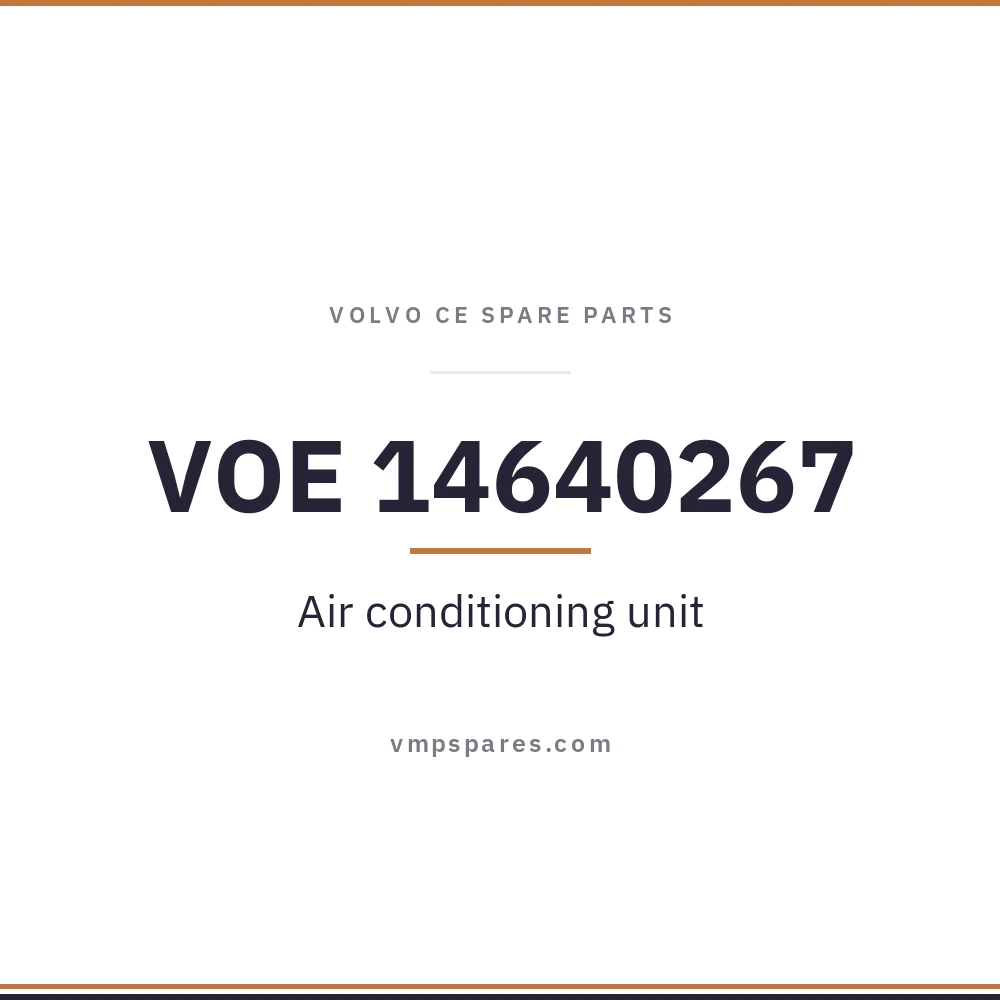 VOE 14640267 – Air conditioning unit